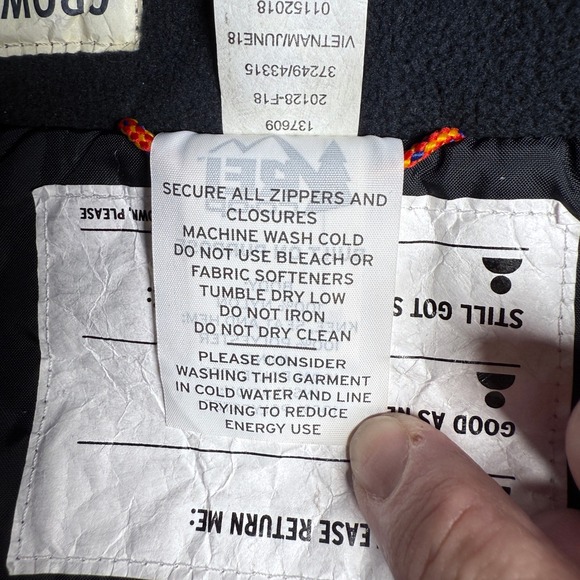 REI Co Op Kids Toddler Ski Snow Bib Overalls Black Size 2T Grow With Me - Picture 8 of 11